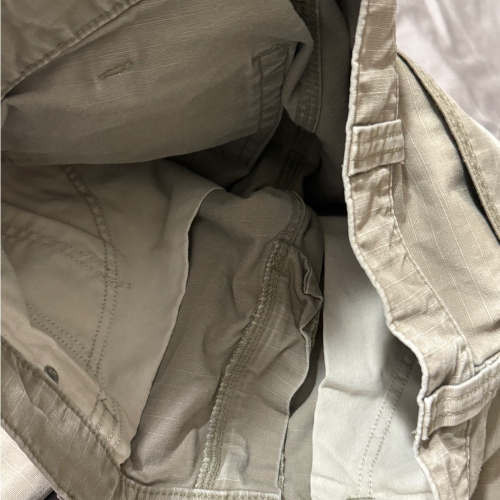 Carhartt Men's Beige Military Drab Cargo Ripstop Shorts Sz 32 Relaxed Fit - Picture 13 of 15